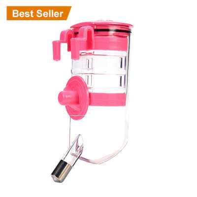 dogs innovative products animal pet bowls pet water feeder hang on the cage portable pet water bottle