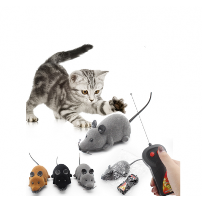 Wireless remote control simulation mouse electric racer hunt cat mouse toy