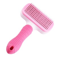 Pet grooming brush effectively stainless steel dog hair brush